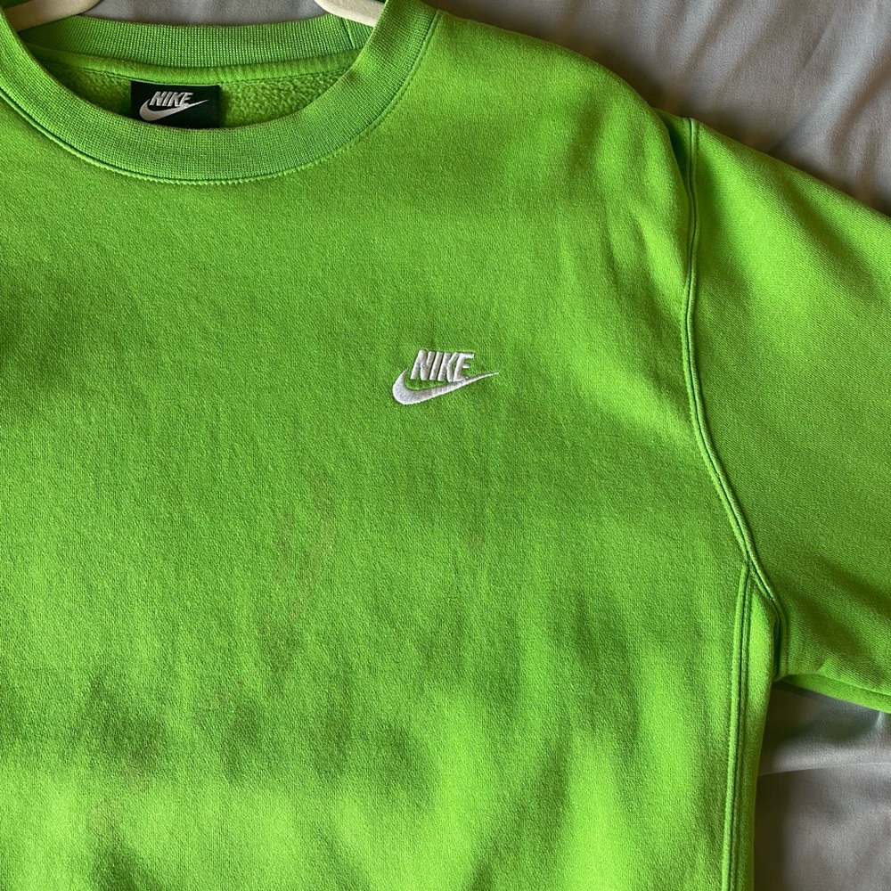 Lime Green Nike Sweatshirt